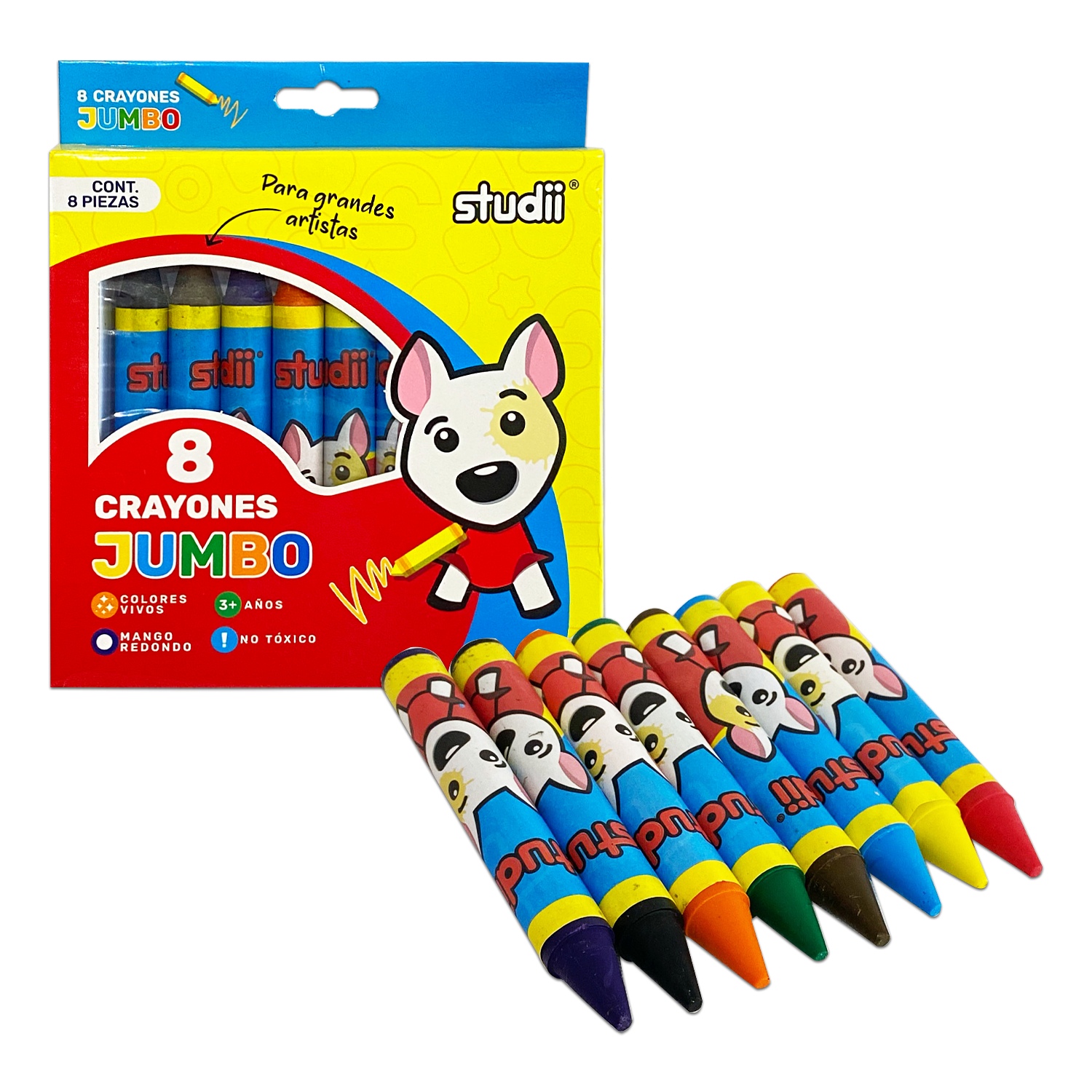 CAJA DE CRAYOLA JUMBO X8 (DISX36)