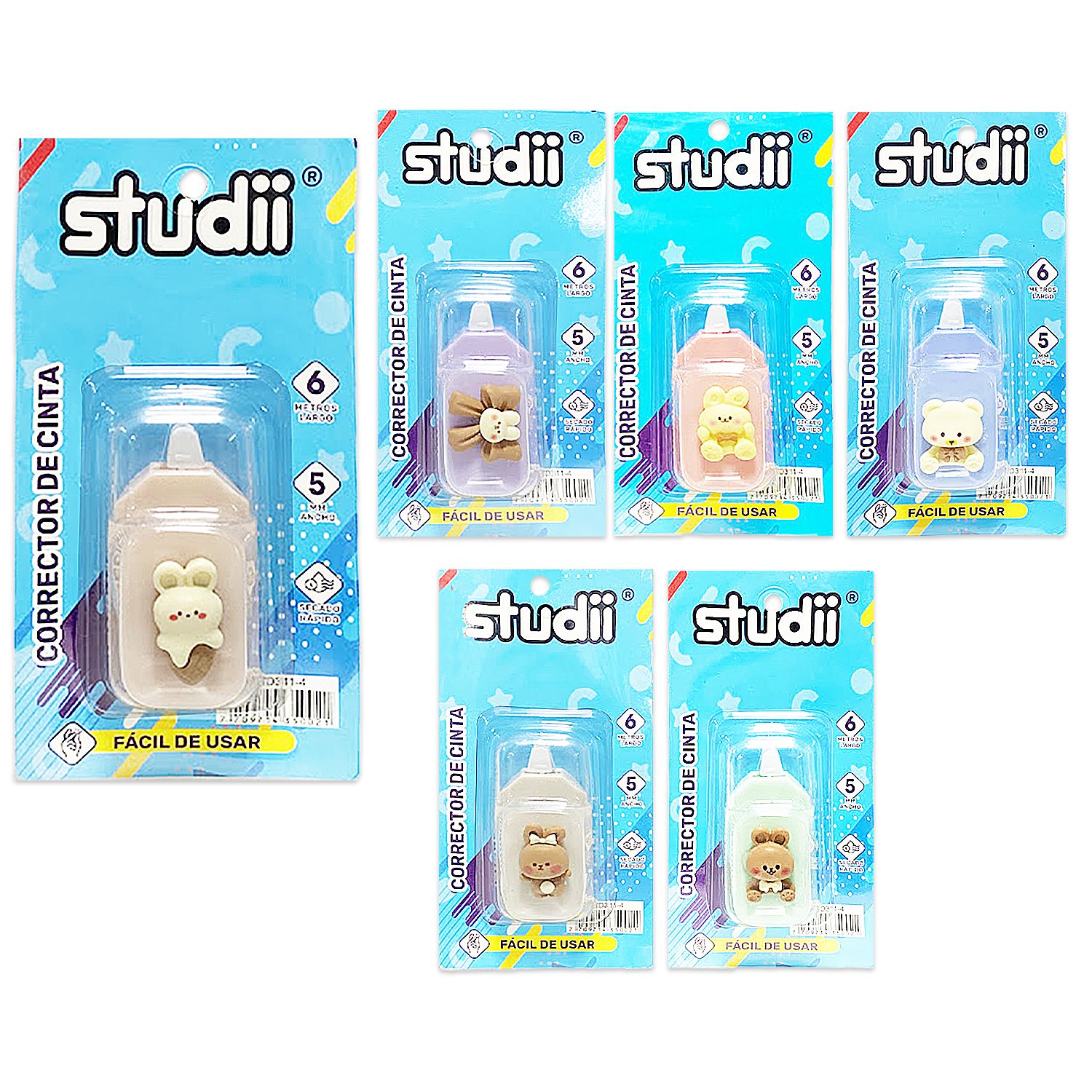 CORRECTOR DE CINTA CONEJO 6M