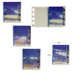 AGENDA ARGOLLADA ESTAMPADA LINEAS.