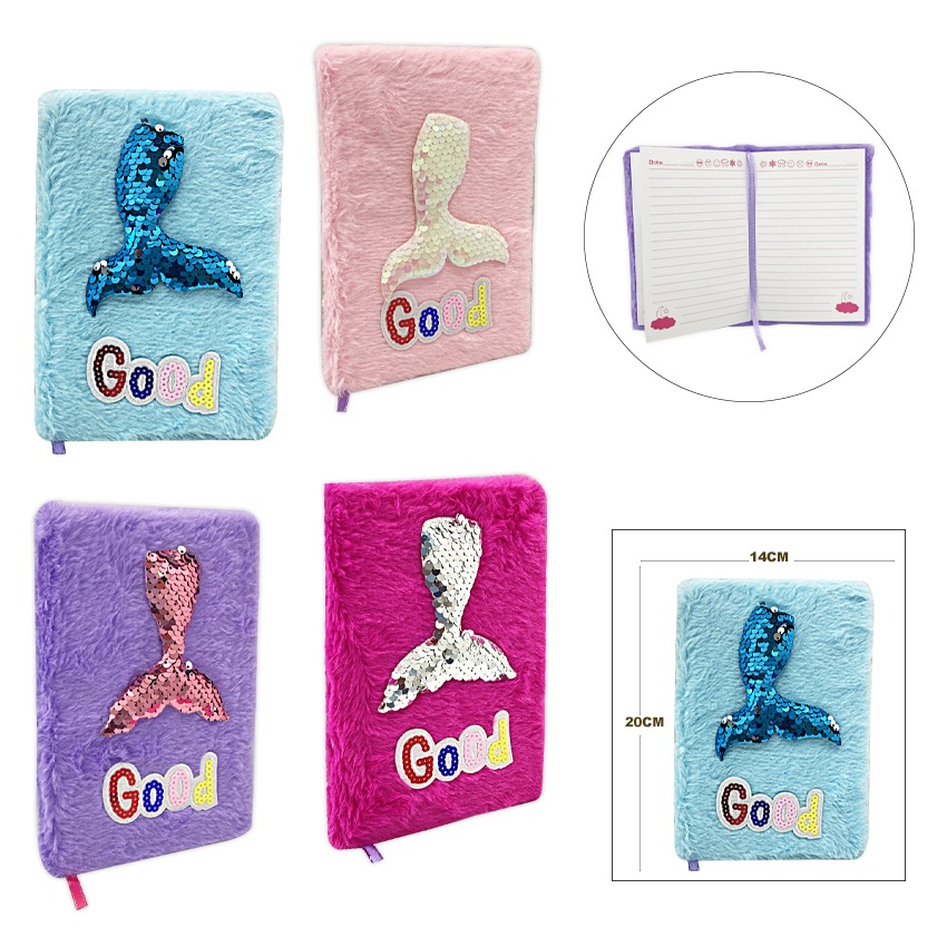 AGENDA PELUCHE COLA DE SIRENA