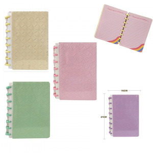 AGENDA ARGOLLADA UNICOLOR LINEAS.