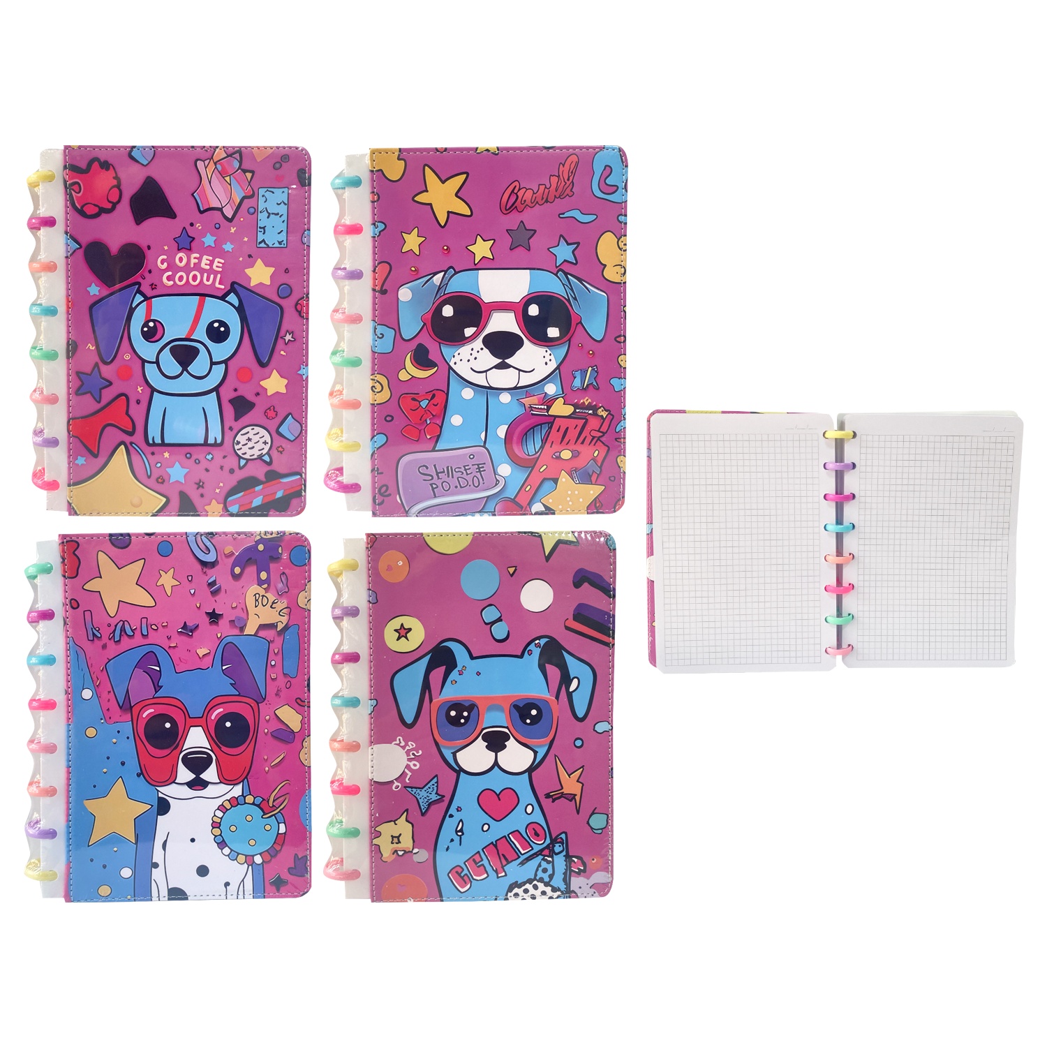 AGENDA ARGOLLADA PERRO CUADROS.