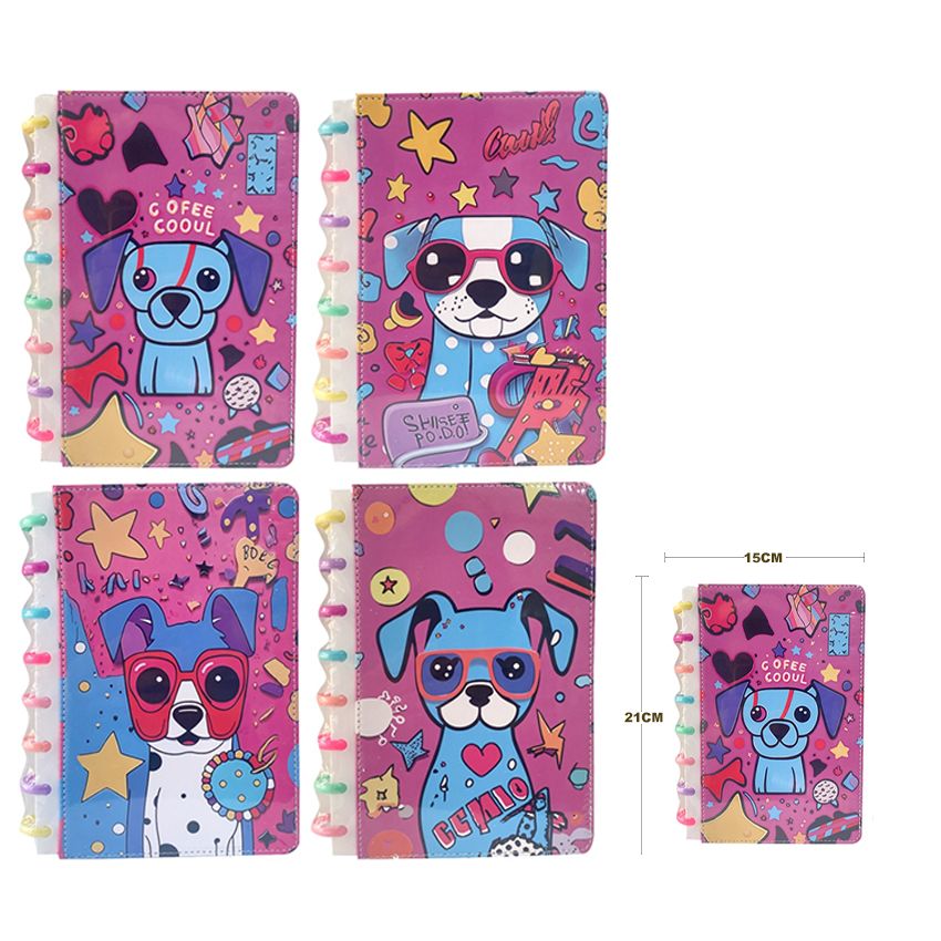 AGENDA ARGOLLADA PERRO CUADROS.