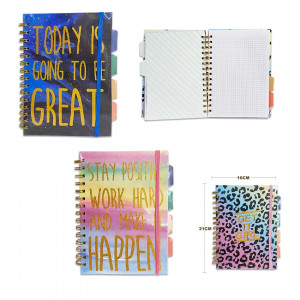 AGENDA ARGOLLADA ESTAMPADA