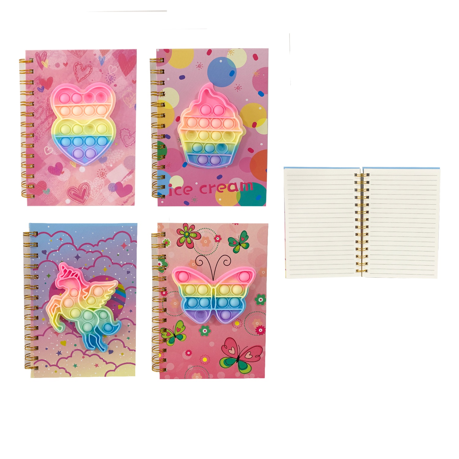 AGENDA POP IT MOTIVOS LINEAS