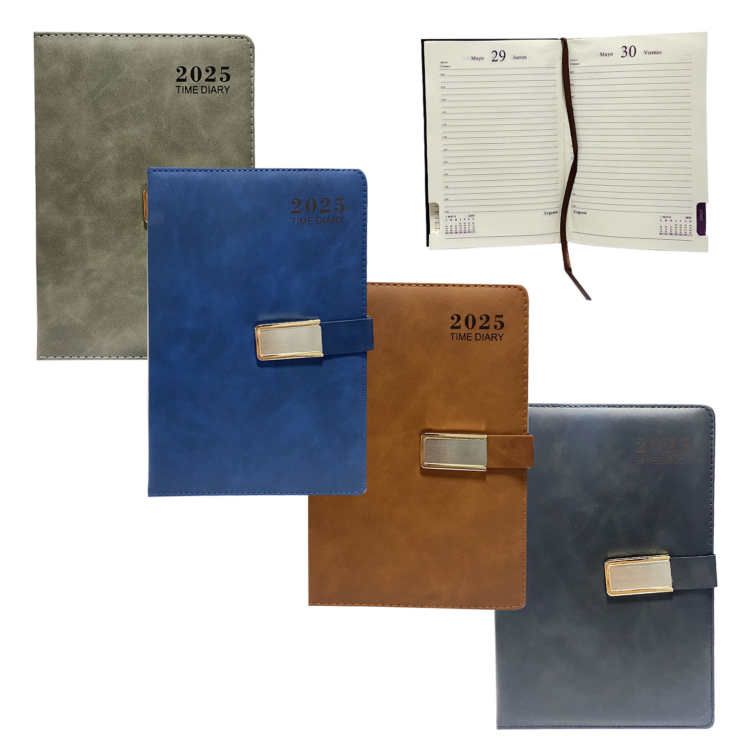 AGENDA CON BROCHE IMANADA 2025 LINEAS