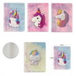AGENDA PELUCHE UNICORNIO LINEAS