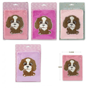 AGENDA PELUCHE PERRO EN BLISTER