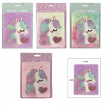 AGENDA PELUCHE UNICORNIO EN BLISTER -