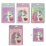AGENDA PELUCHE UNICORNIO EN BLISTER -
