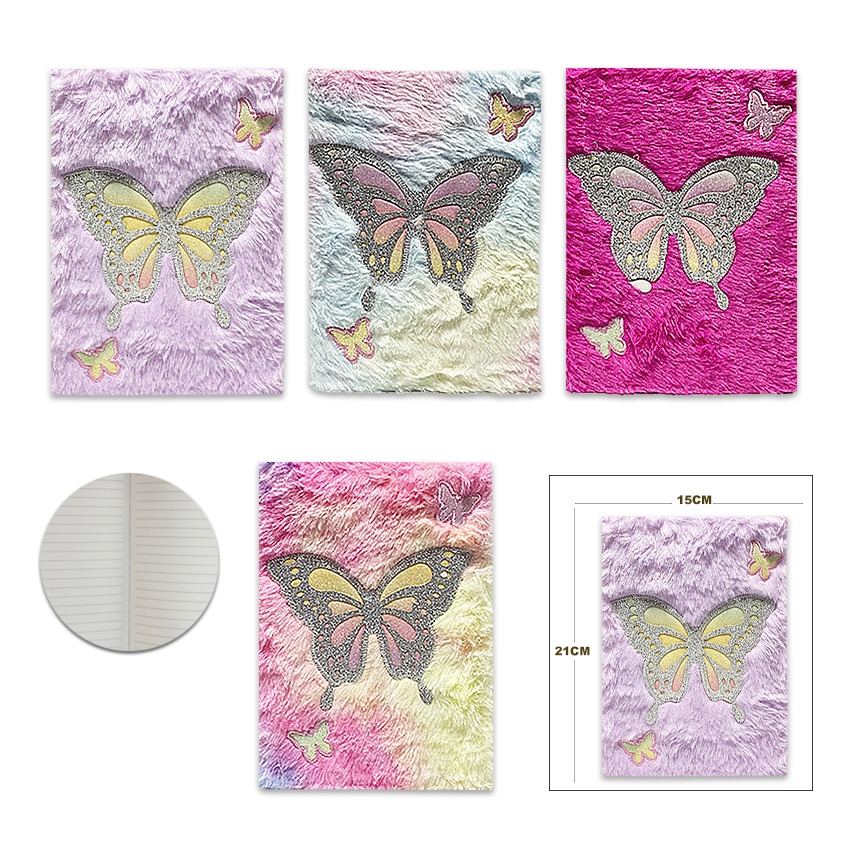 AGENDA PELUCHE MARIPOSA