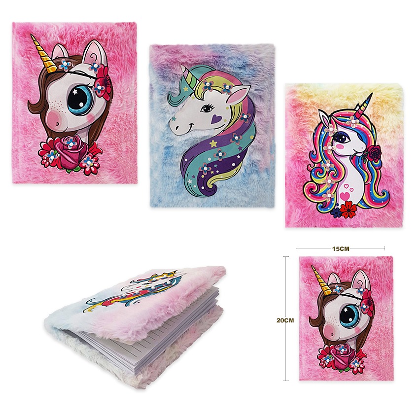 AGENDA UNICORNIO PELUCHE LINEAS