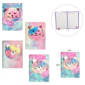 AGENDA MONEDERO PELUCHE LINEAS