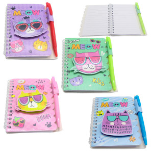 AGENDA GATO CON LAPICERO LINEA