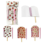 AGENDA PALETA ARGOLLADA CON LAPICERO LISA (PQTX12).