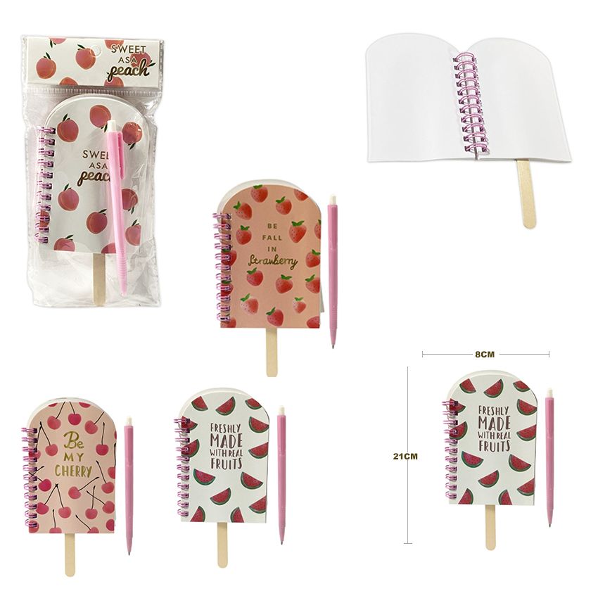 AGENDA PALETA ARGOLLADA CON LAPICERO LISA (PQTX12).