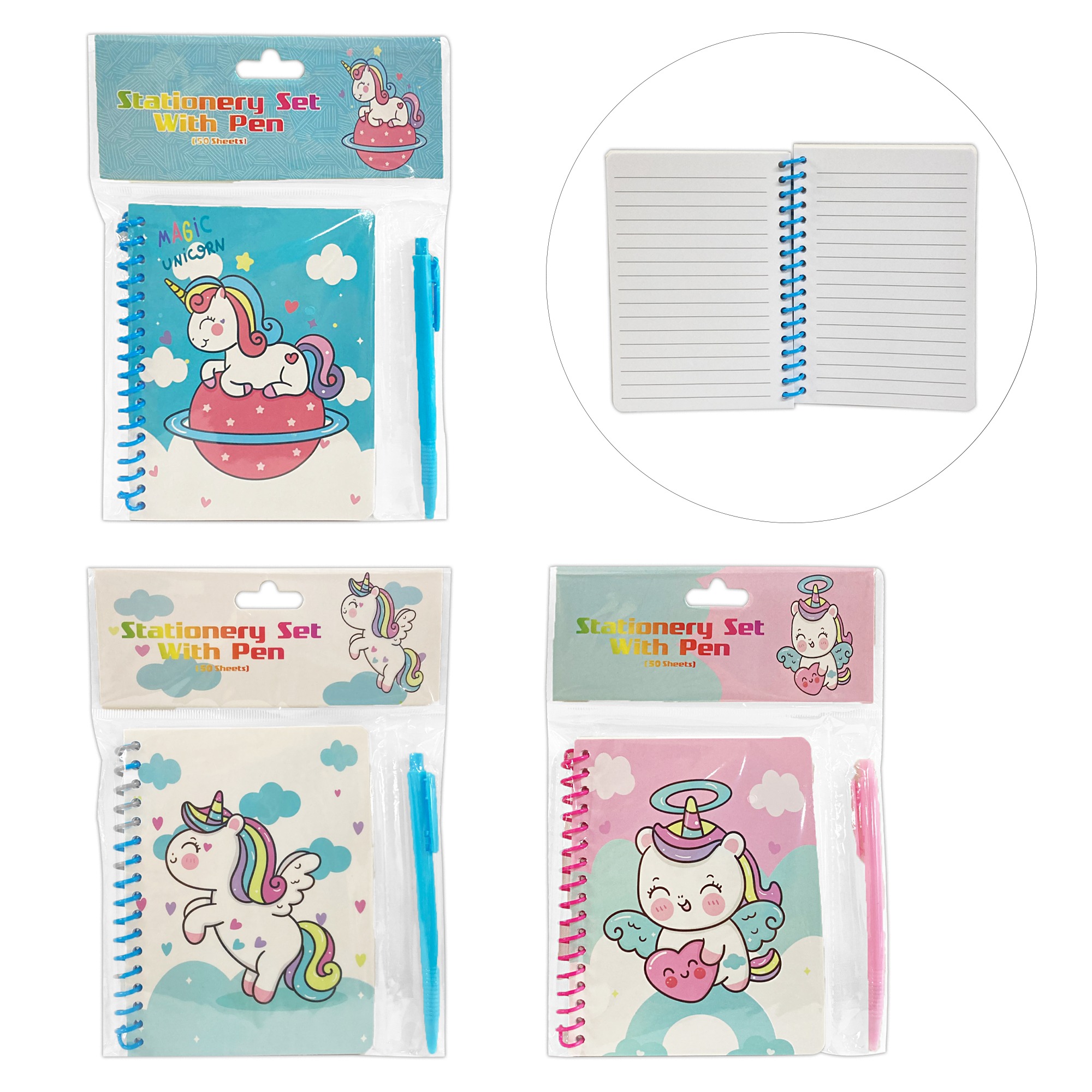 AGENDA UNICORNIO CON LAPICERO (PQTX12)