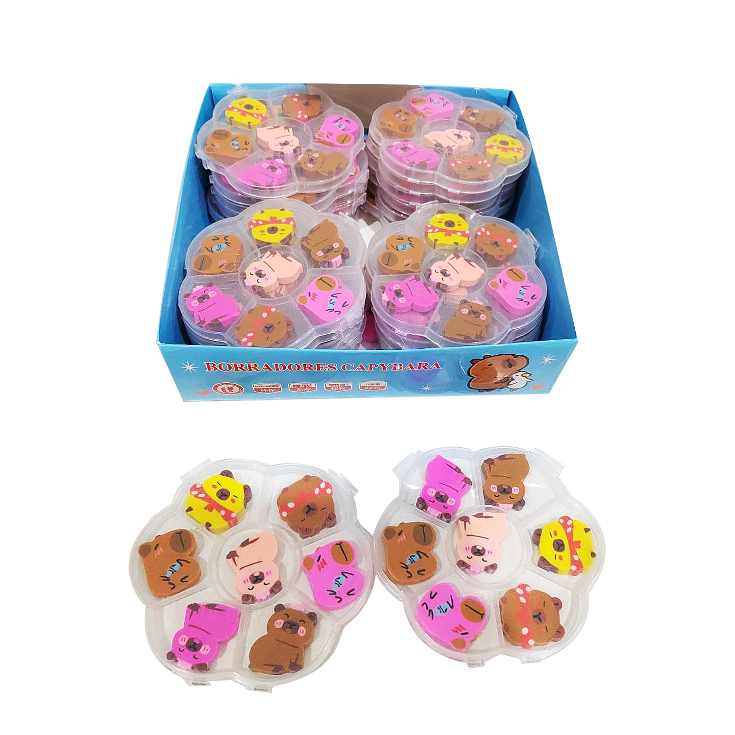 SET BORRADOR CAPIBARA X7 (CJX24)