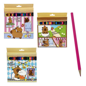 CAJA DE COLORES CAPIBARA X24 (PQTX6)
