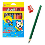 CAJA COLOR JUMBO X12 CON SACAPUNTA (DISX8)