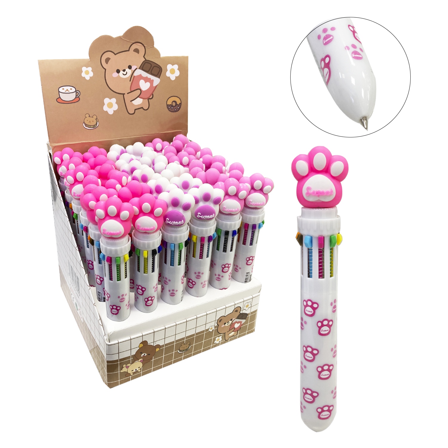 LAPICERO HUELLA 10 PUNTAS (CJX36)