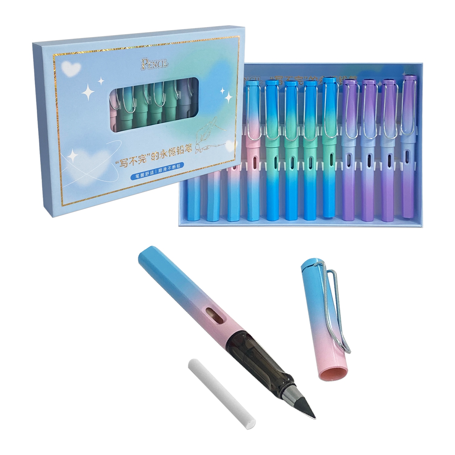 LAPIZ PUNTA INFINITA CON BORRADOR(CJX12)