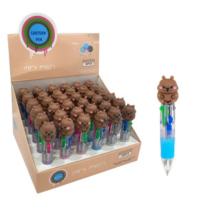 LAPICERO CAPIBARA 4 PUNTAS (CJX36)