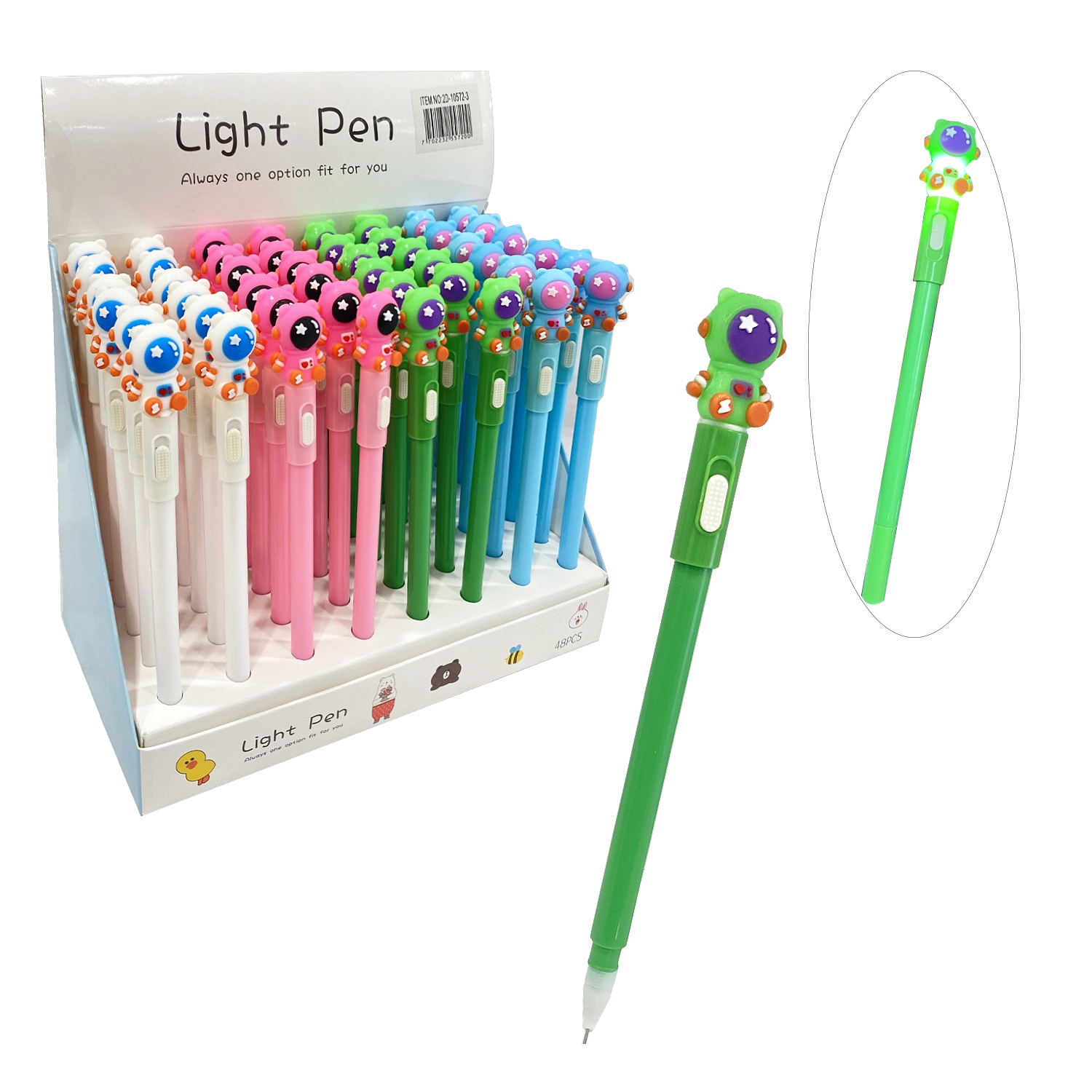 LAPICERO ASTRONAUTA CON LUZ (CJX48)