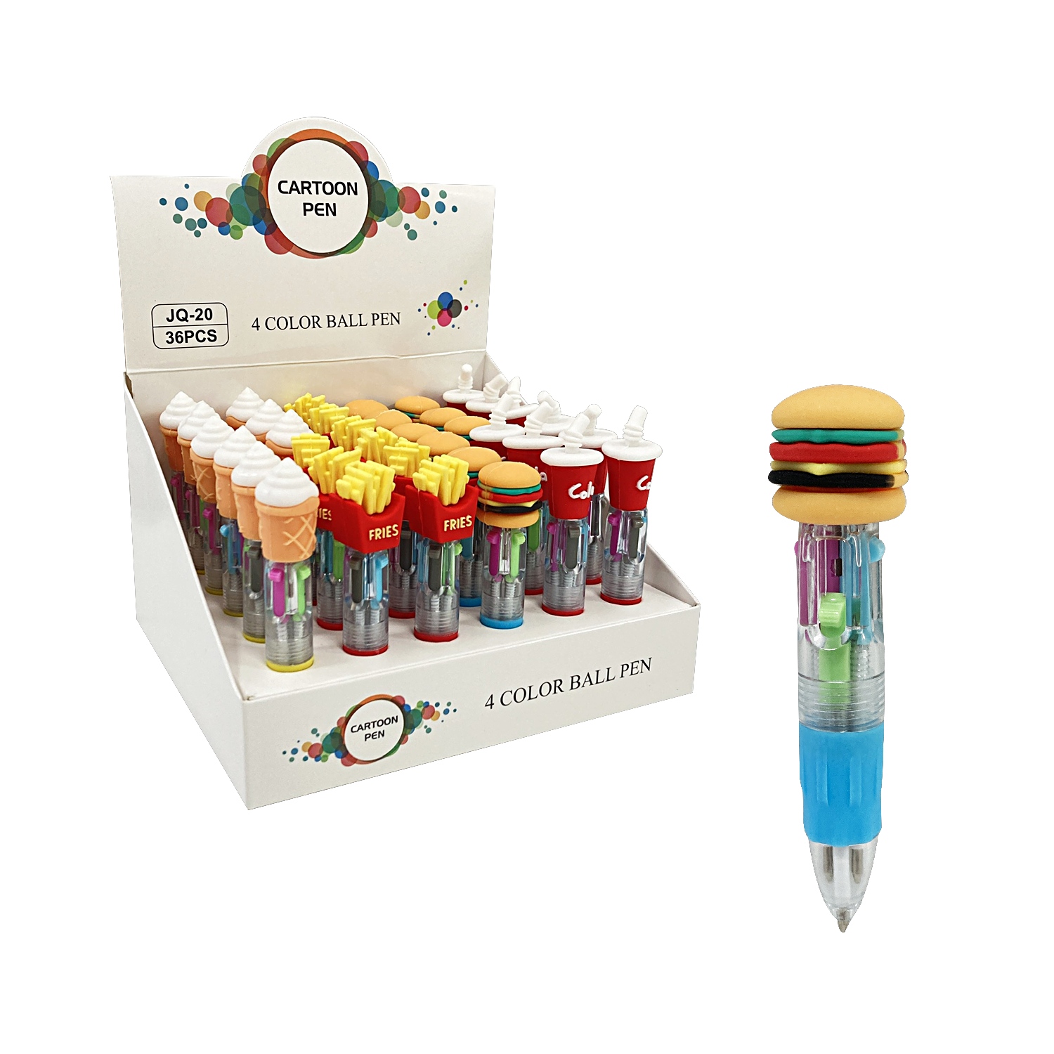 LAPICERO COMIDAS 4 PUNTAS (CJX36)