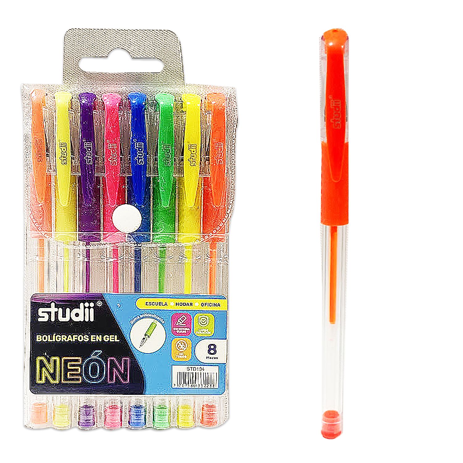 SET LAPICERO NEON X8 (DISX30)