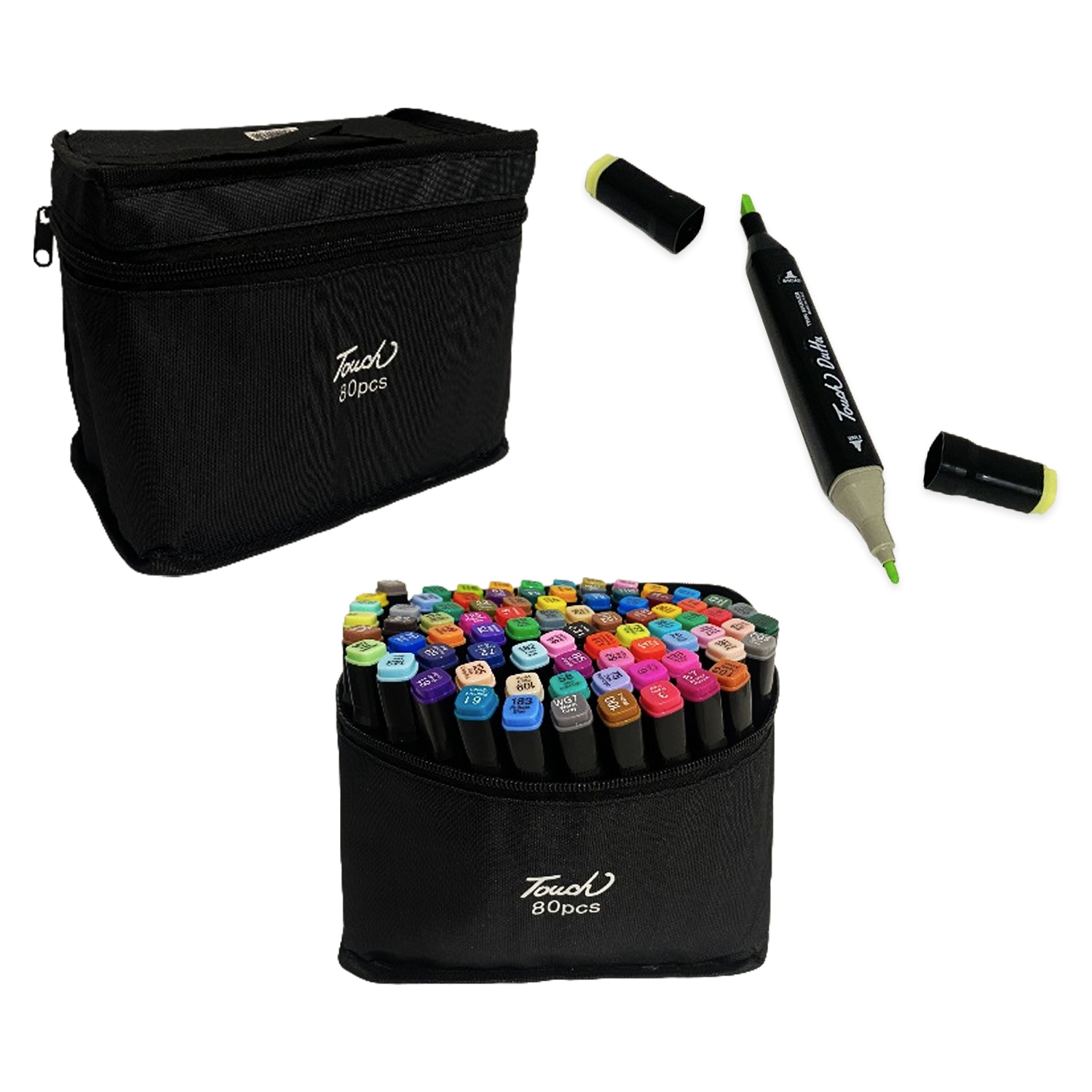 SET DE MARCADORES X80 COLORES