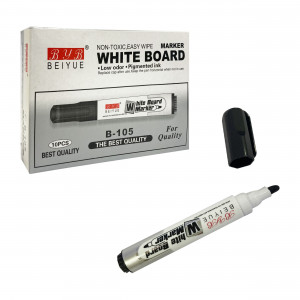 CAJA MARCADOR BORRABLE NEGRO X10