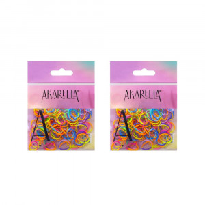 CAUCHO PELUQUERO AKARELLA FUERTE BICOLOR 388420(PQTX12)