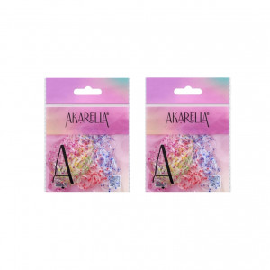 CAUCHO PELUQUERO TRASPARENTE PUNTOS AKARELLA 3884-22/388422 (PQTX12)