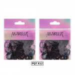 CAUCHO PELUQUERO NEGRO AKARELLA 38844 (X12)