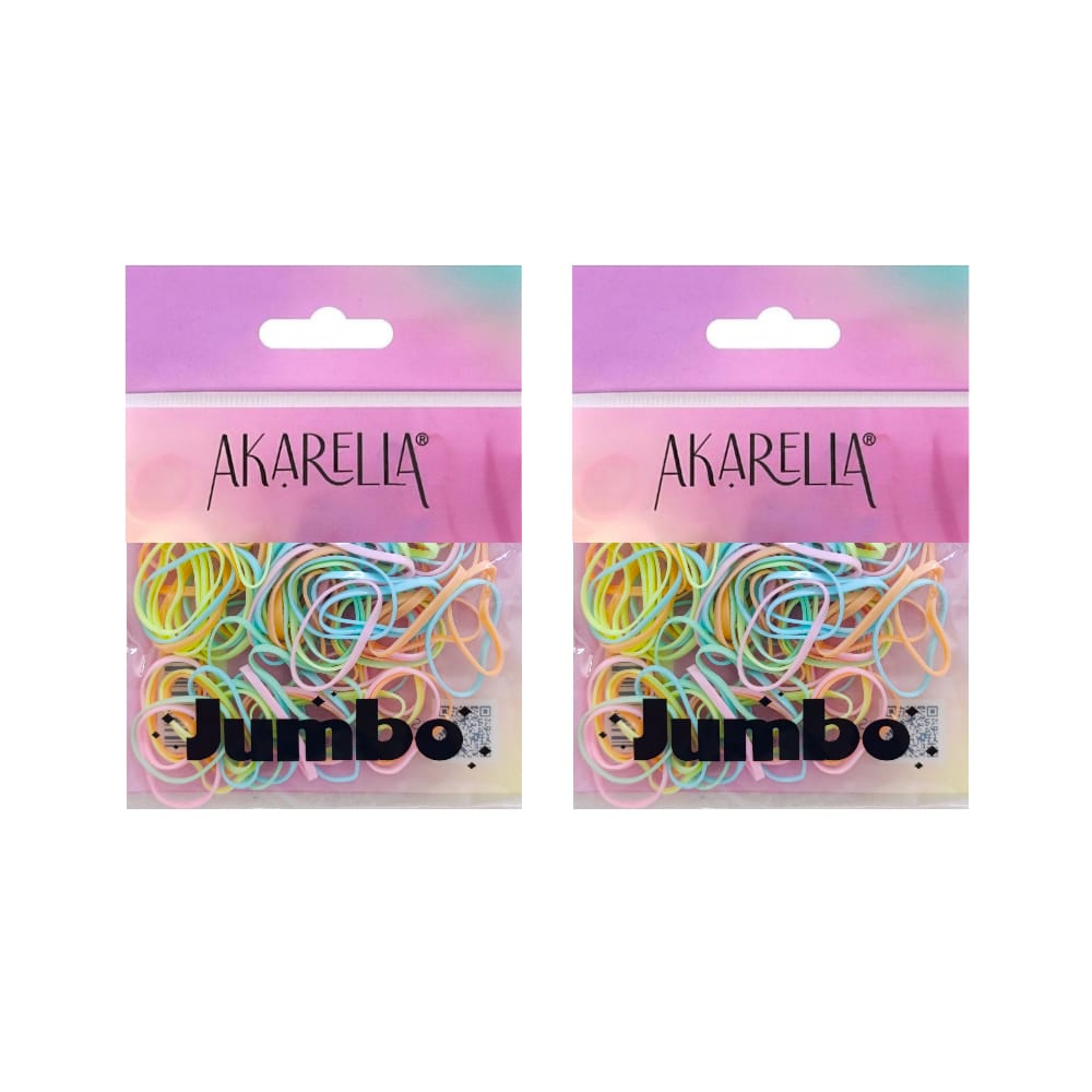 CAUCHO PELUQUERO AKARELLA YUMBO PASTEL  4998 (PQTX12)