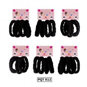 CAUCHO LICRA RELIEVE NEGRO DK-1176 (PQTX12)