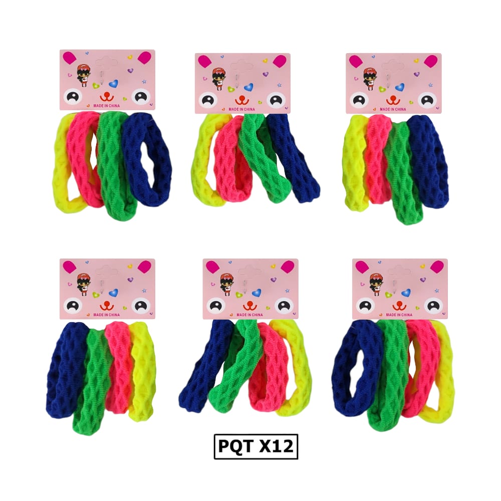 CAUCHO LICRA RELIEVE COLORES FUERTE DK-1180 (PQTX12)