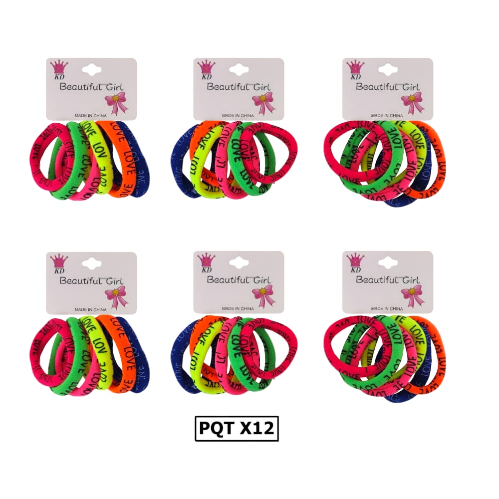 CAUCHO LICRA FUETE ESTAMPADO LOVE DK-1193 (PQTX12)