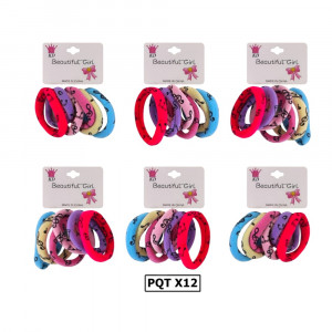 CAUCHO LICRA PASTEL ESTAMPADO NOTAS MUSICALES DK-1197 (PQTX12)