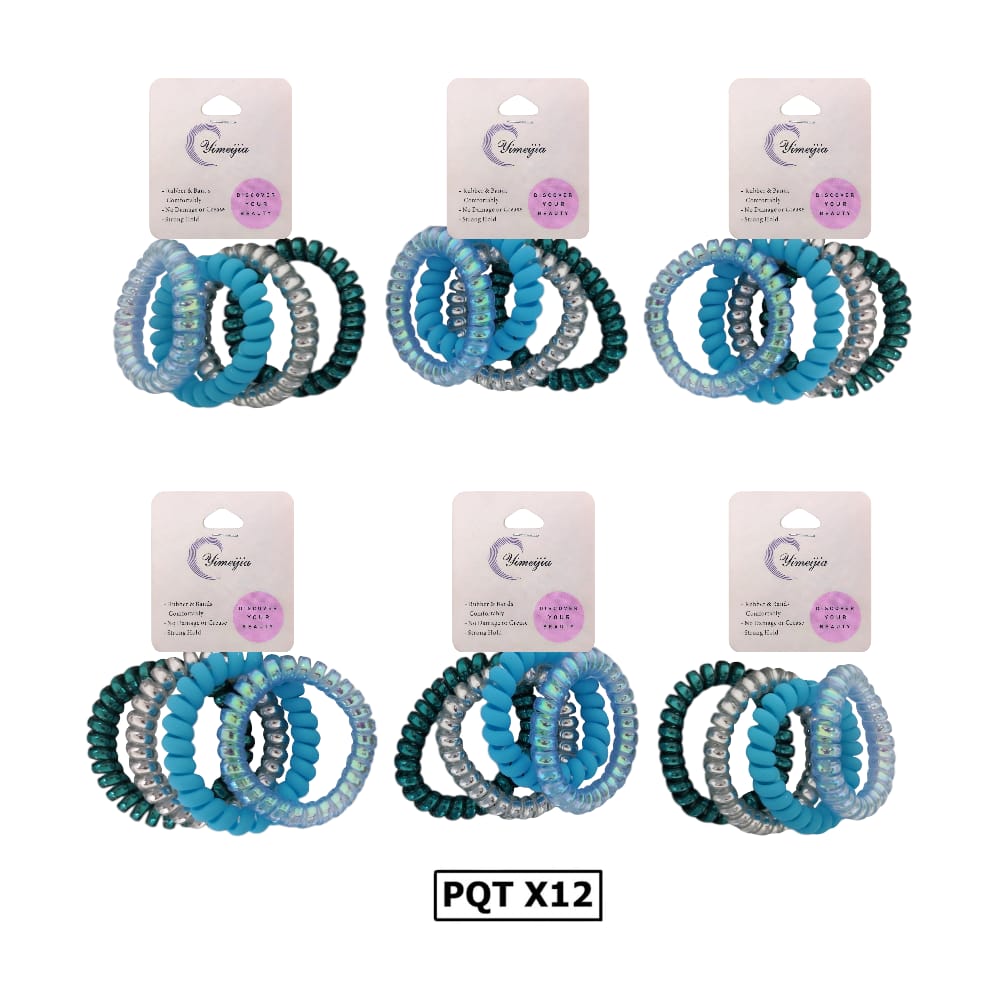 CABLE TELEFONO COLORES AZULES SATINADO DK-1229 (PQTX12)