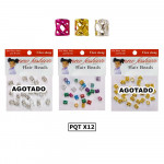 ANILLO CABELLO SURTIDO COLORES DK-1558 (PQTX12)