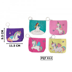 MONEDERO ESTAMPADO UNICORNIO DK-1569-6 (PQTX12)