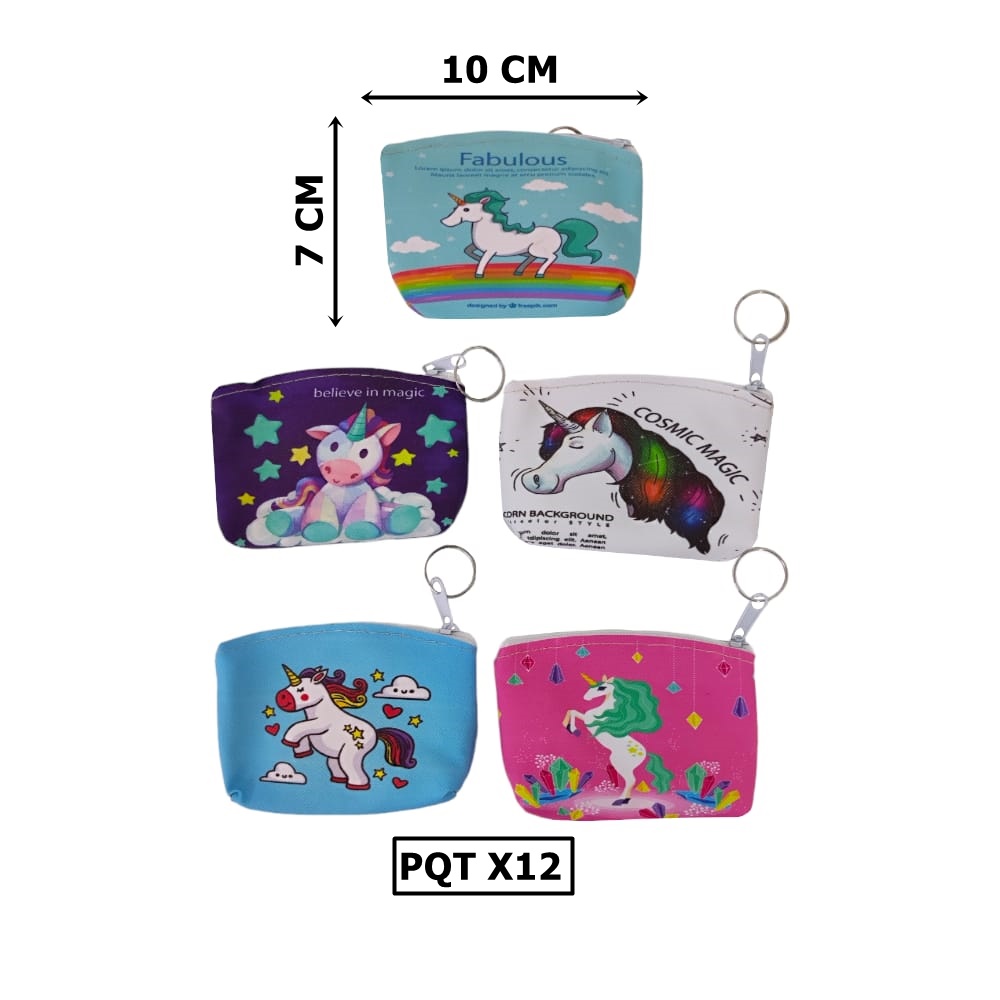 MONEDERO MD ESTAMPADO UNICORNO DK-1570-4 (PQTX12)