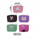 MONEDERO MD ESTAMPADO ANIMALITOS DK-1570-5 (PQTX12)