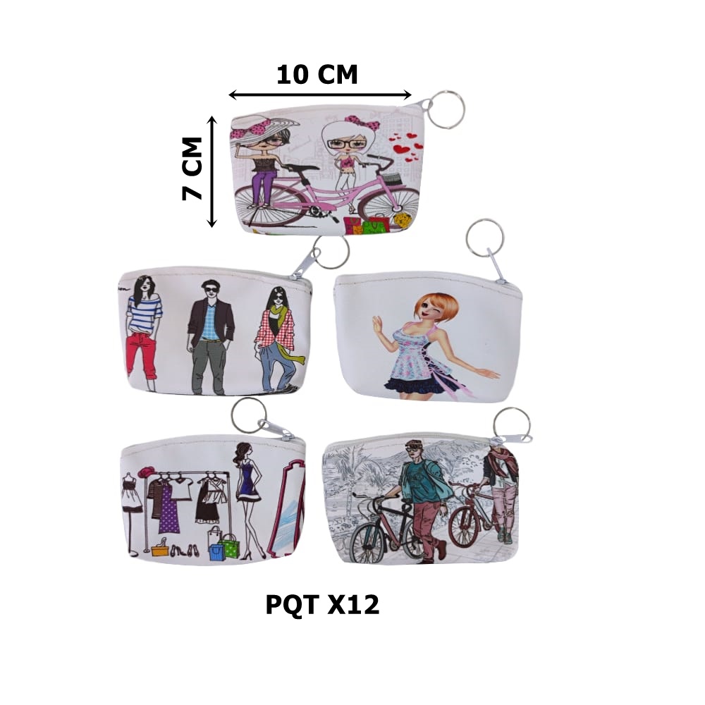 MONEDERO MD ESTAMPADO GIRL DK-1570-9 (PQTX12)