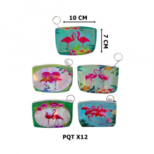 MONEDERO MD ESTAMPADO FLAMINGO DK-1571-5 (PQTX12)