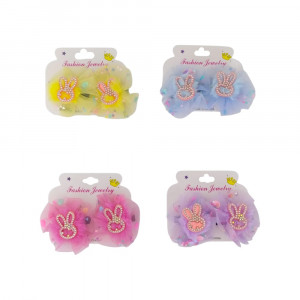 PINZA MOÑO CONEJITO DK-3016 (PQTX12)