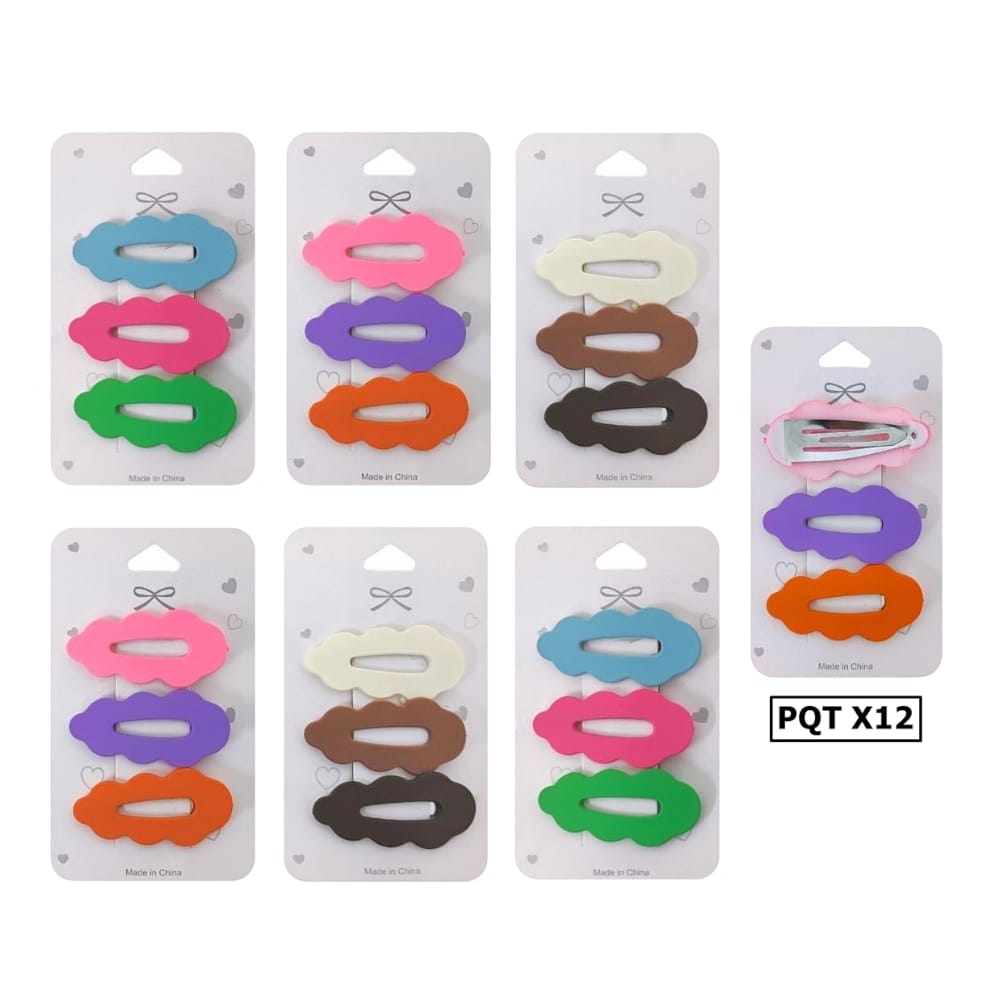 PINZA OVALADA COLORES FUERTES 3018-3-1