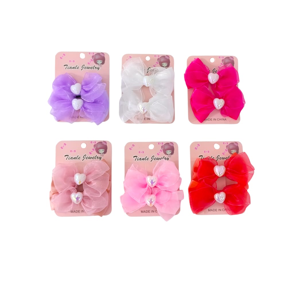 PINZA MOÑO CORAZON DK-3033 (PQTX12)